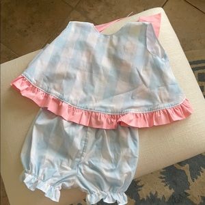 Beaufort Bonnet bow tie bloomer set